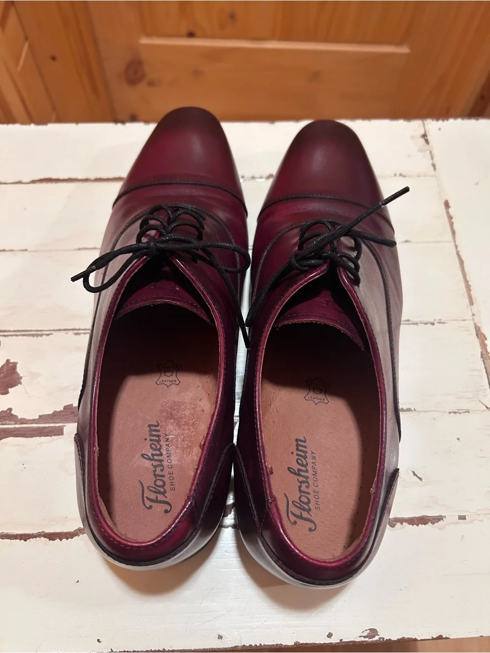 Men's FLORSHEIM SORRENTO CAP TOE OXFORD DRESS SHOES